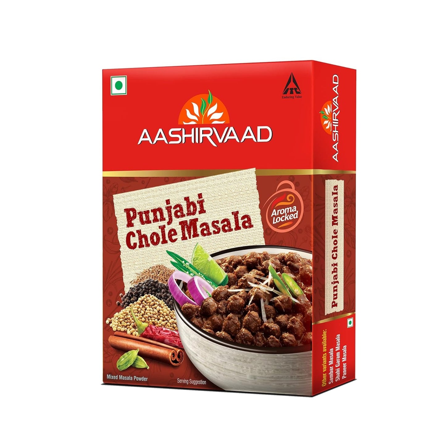 Aashirvaad Punjabi Chole Masala, 100g, Blended Spice for Authentic Taste and Coloural t