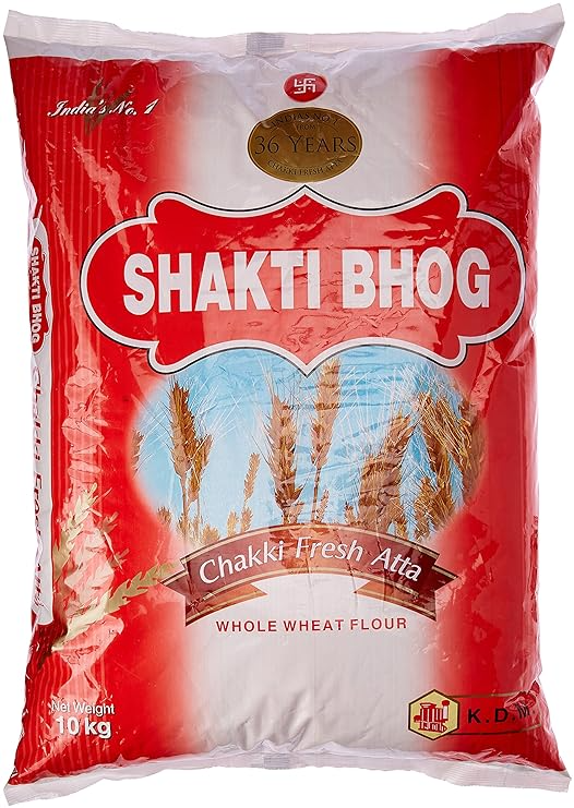 Shakti Bhog Chakki Fresh Atta  (10 kg)