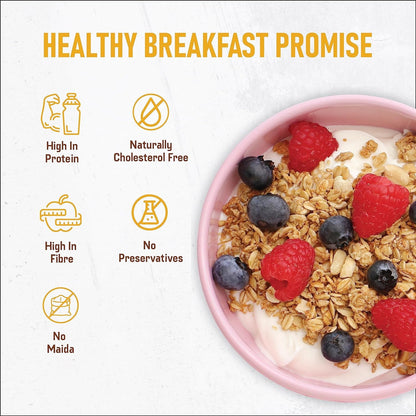 Pintola Dark Chocolate & Cranberry Muesli with 25% Millet & 60% Wholegrains 400g, Cereals for Breakfast with 6 Varied Nuts & Seeds|