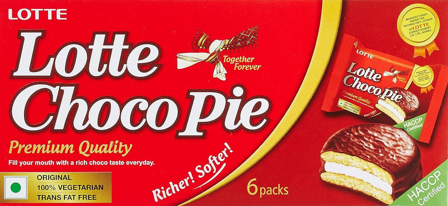 Lotte Choco Pie, Carton, 168g