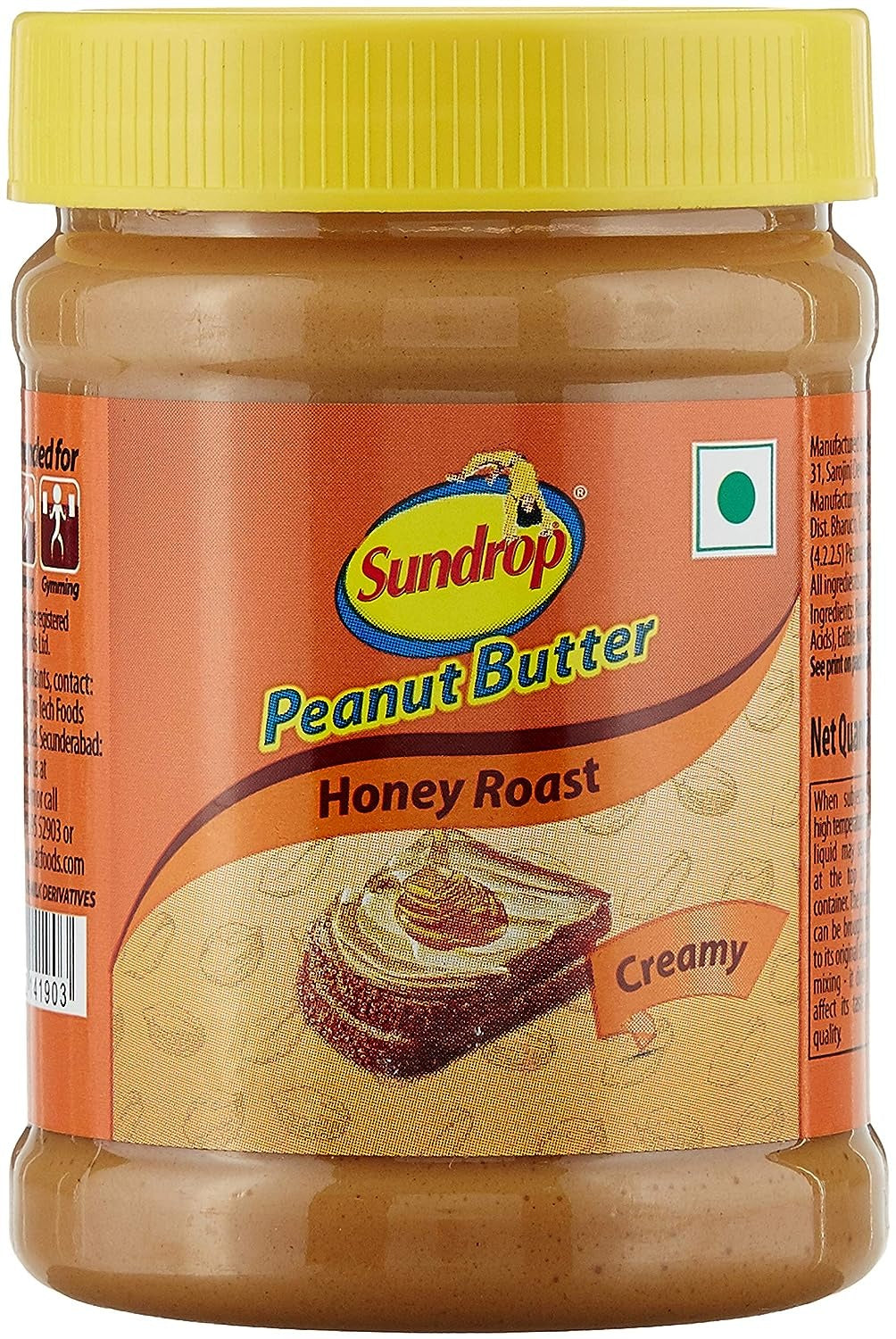 Sundrop Peanut Spread Honey Roast Crunchy, 100g