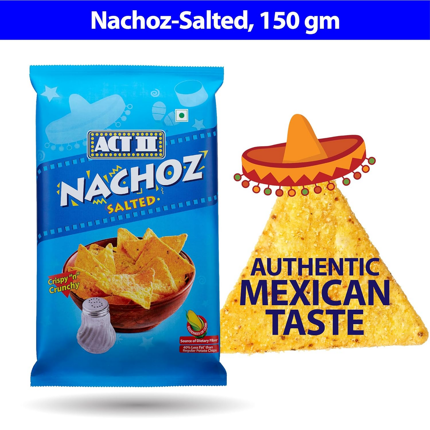 ACT II Nachoz, Salted, 150g