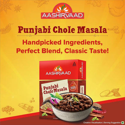 Aashirvaad Punjabi Chole Masala, 100g, Blended Spice for Authentic Taste and Coloural t