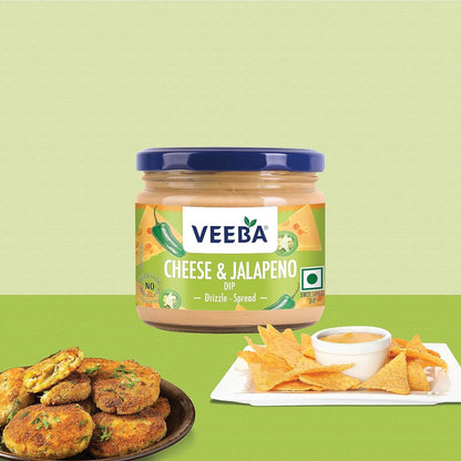 Veeba Cheese and Jalapeno Dip, 300g