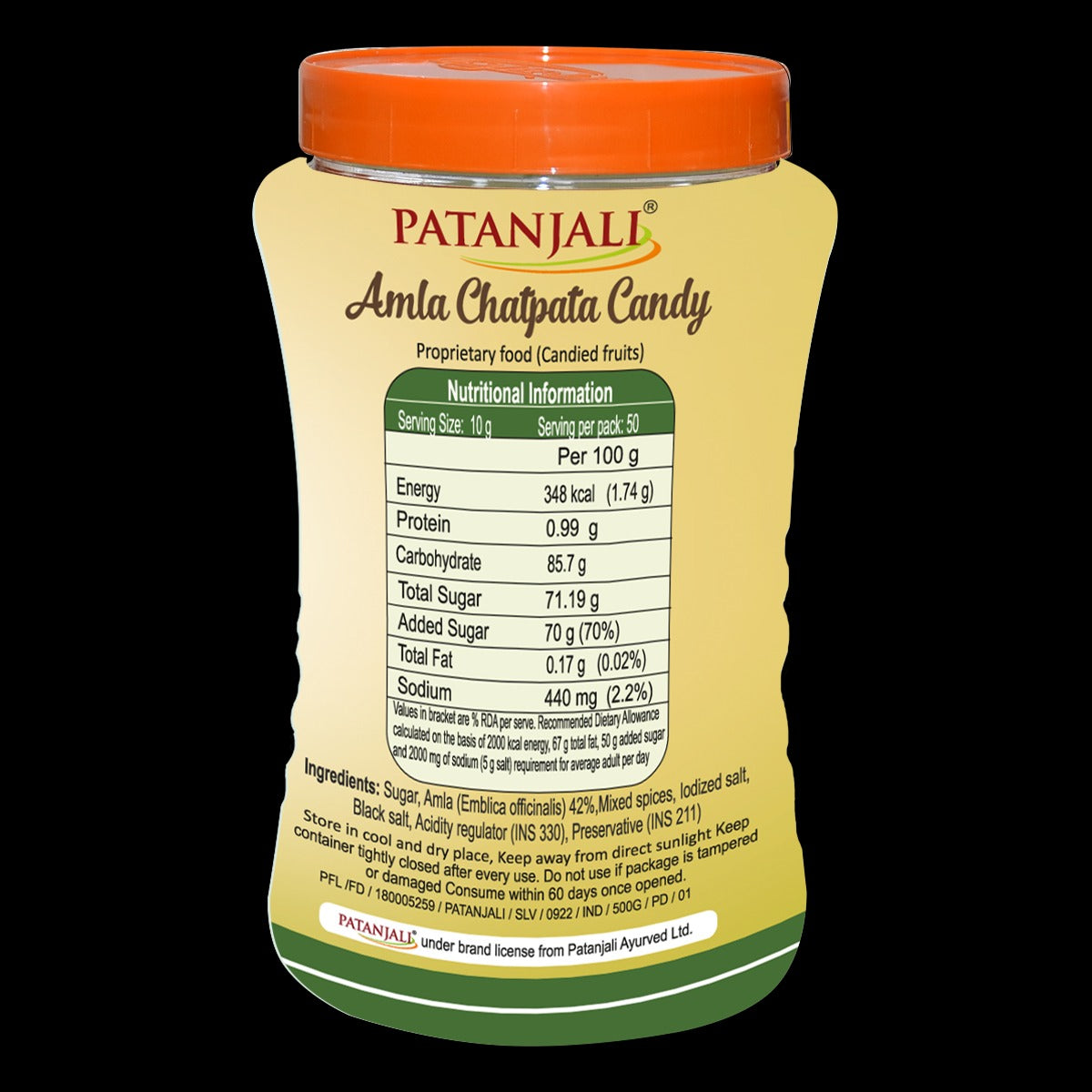 Patanjali Amla Chatpata Candy 500g