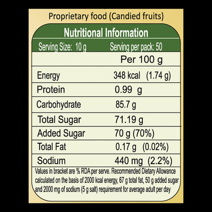 Patanjali Amla Chatpata Candy 500g