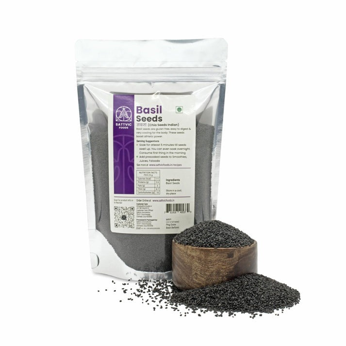 Basil Seeds (Sabja / Indian Chia seeds) 250g