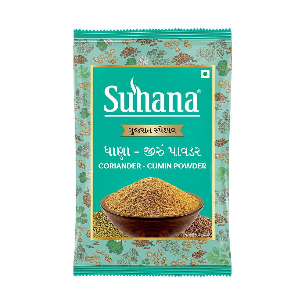 Suhana Gujarat Spl Coriander Cumin Powder 100g Pouch