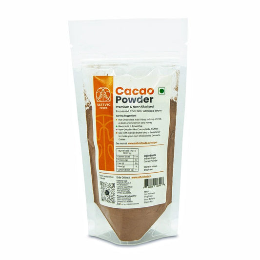 Cacao Powder (Non-Alkalised / Pure / Indian Origin) 100g