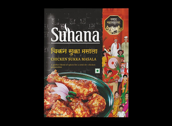 Suhana Chicken Sukka Masala 25g Pouch