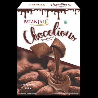 Patanjali Chocolious- Choco Fill Pillow 250 g