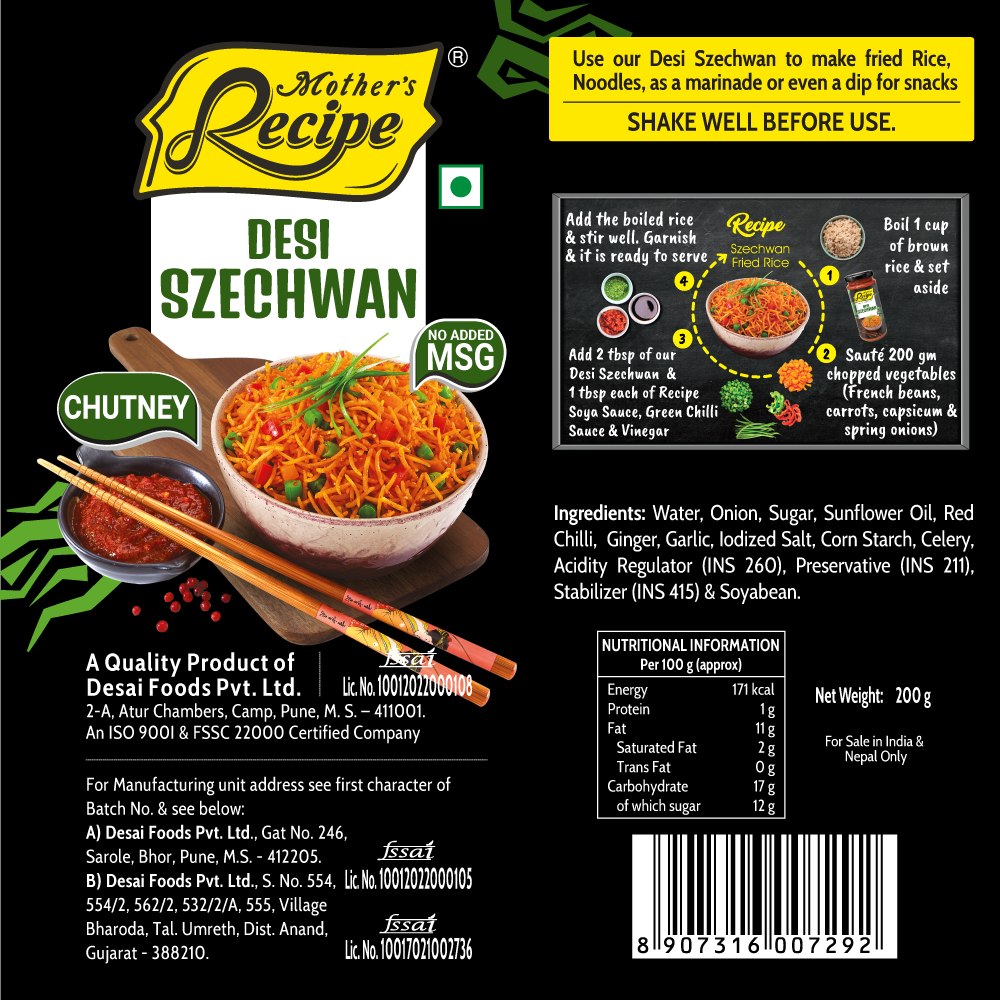 DESI SZECHWAN 200 GM