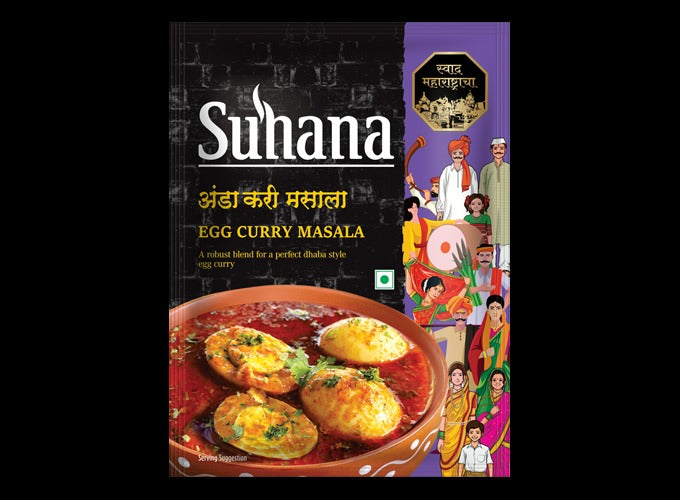 Suhana Egg Curry Masala 25g Pouch