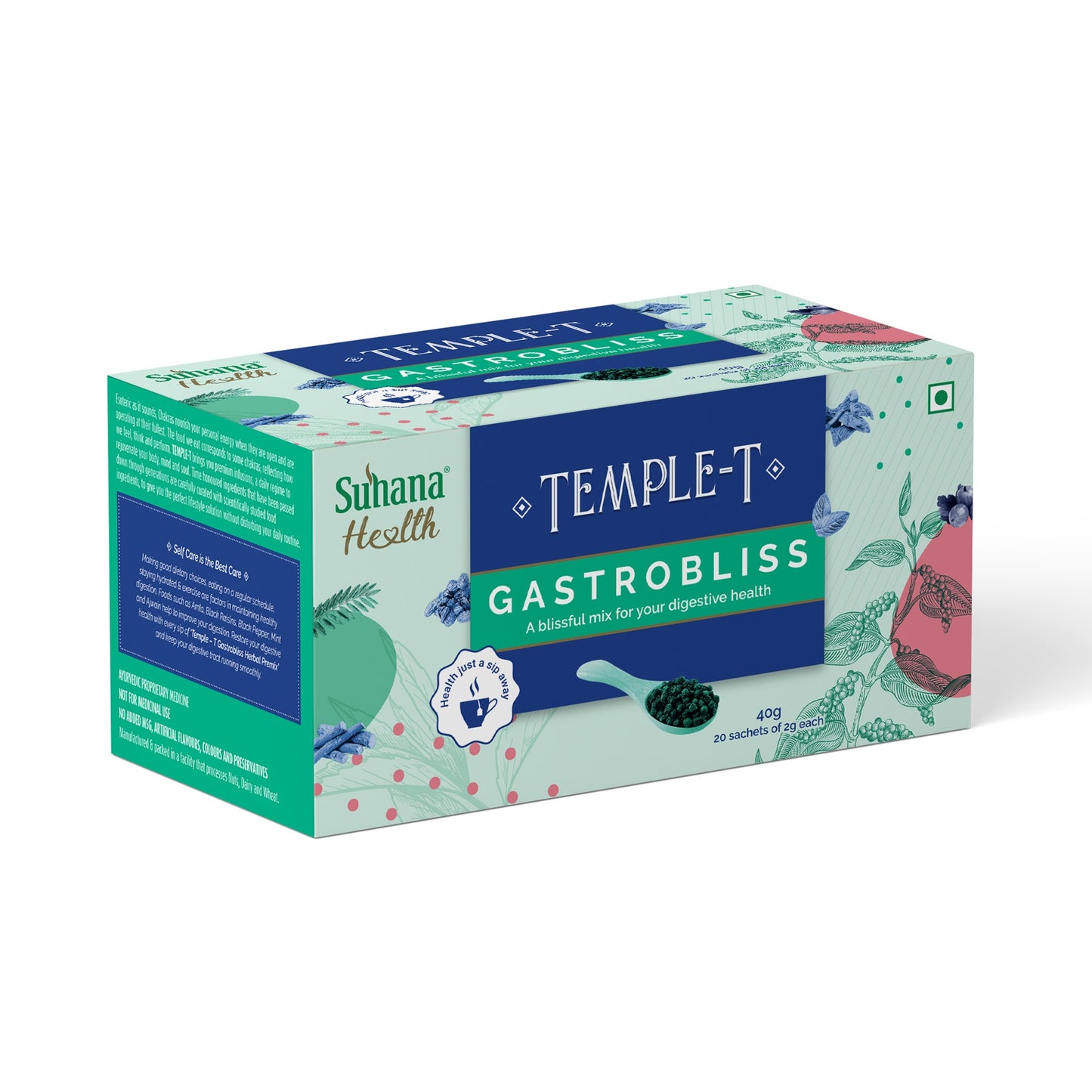 Suhana Health Gastrobliss Herbal Premix Temple T