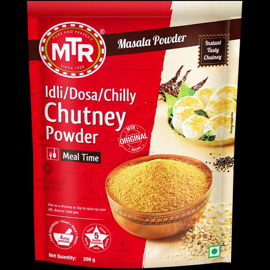 MTR IDLI-DOSA-CHILLI CHUTNEY POWDER 200 G