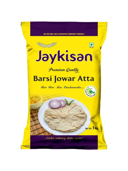 JOWAR BARSI ATTA ಜೋಳದ ಹಿಟ್ಟು, JAYKISAN 1kg