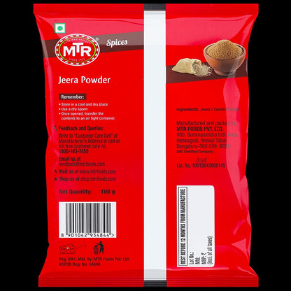 MTR JEERA CUMIN POWDER 100 G