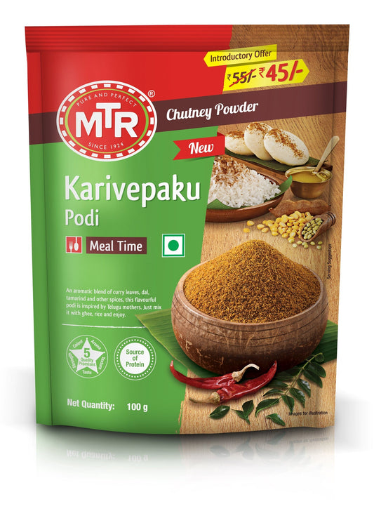 MTR KARIVEPAKU PODI 100G