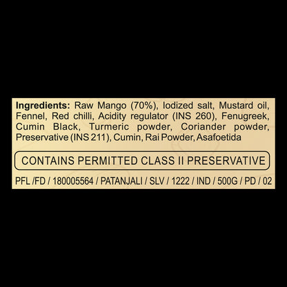 Patanjali Mango Pickle 500g