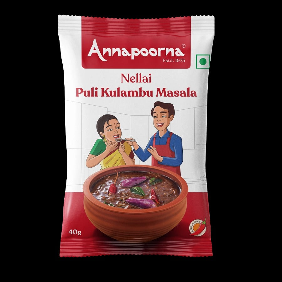 Annapoorna Nellai Puli Kulambu Masala 40g Pouch