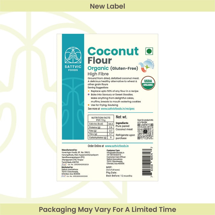 Coconut Flour (Defatted) 500g