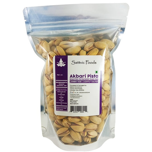 Akbari Pistas (Lightly Salted) Jumbo size Roasted Pistachios 400g