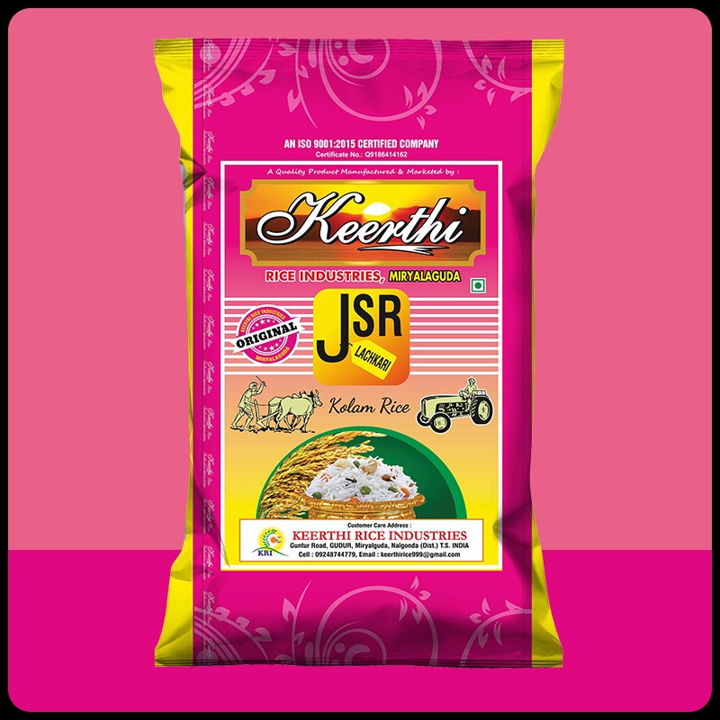 Keerthi JSR Rice - Pink Bag 26kg