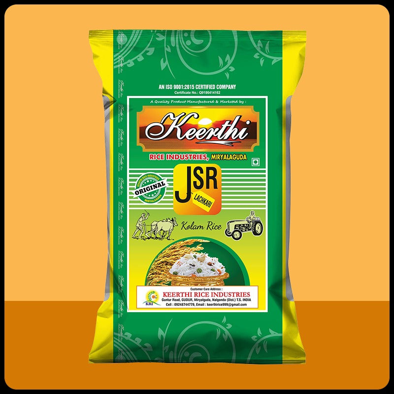 Keerthi JSR Rice - Dark Green Bag 26kg