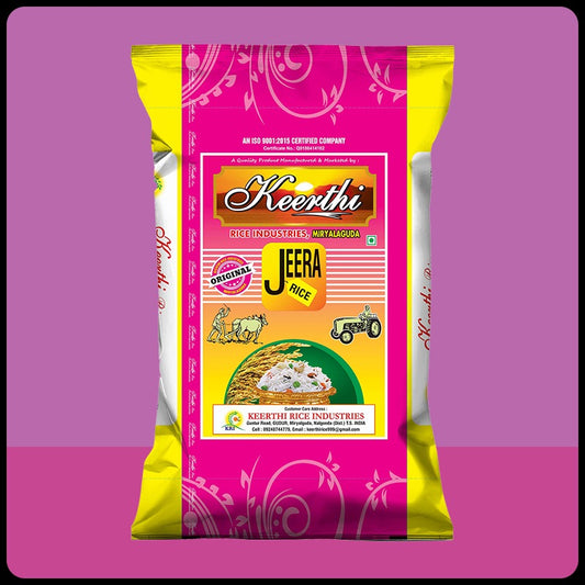 Keerthi Jeera Rice - Pink Bag 26kg