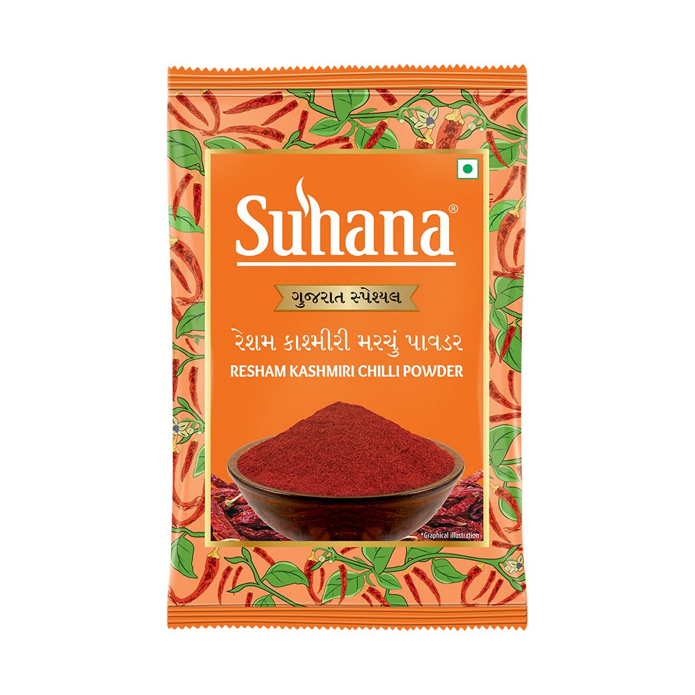 Suhana Gujarat Spl Resham Kashmiri Chilli Powder 200g Pouch