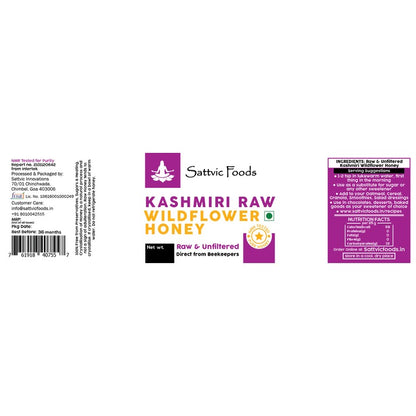 Kashmiri Wildflower Honey (NMR Tested for Purity) 350g