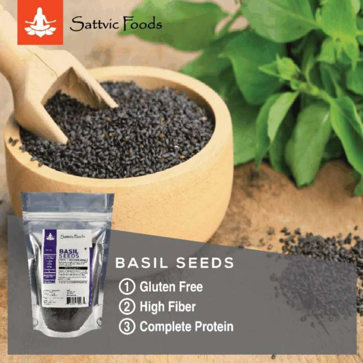 Basil Seeds (Sabja / Indian Chia seeds) 250g