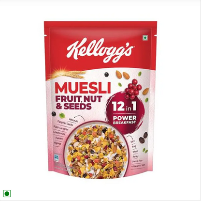 Kelloggs Muesli Fruit Nut & Seeds - 12-In-1 Power Breakfast, India's No.1 Muesli, 750 g