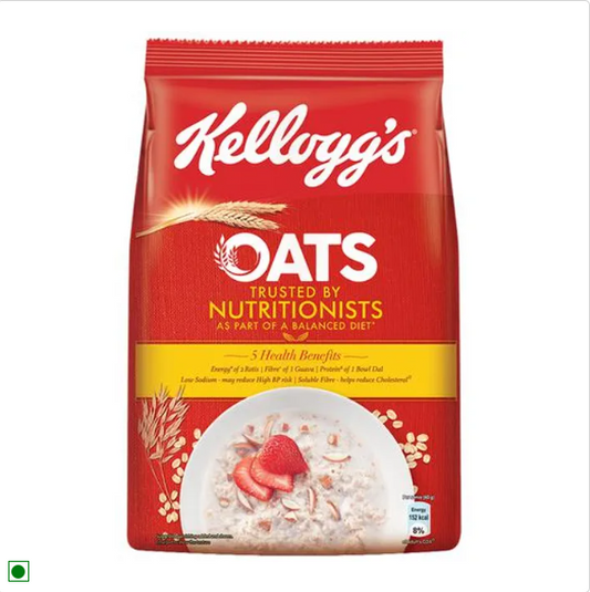 Kelloggs Oats - Low In Sodium, Soluble Fibre, Reduce Cholesterol, 400 g