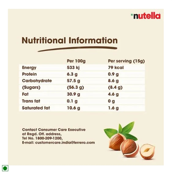 Nutella Ferrero Hazelnut Spread with Cocoa, 750 g Jar