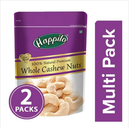 Happilo Premium Natural Whole Cashews, 200 g