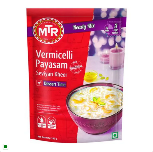 MTR Ready Mix - Vermicelli Payasam, 180 g Pouch