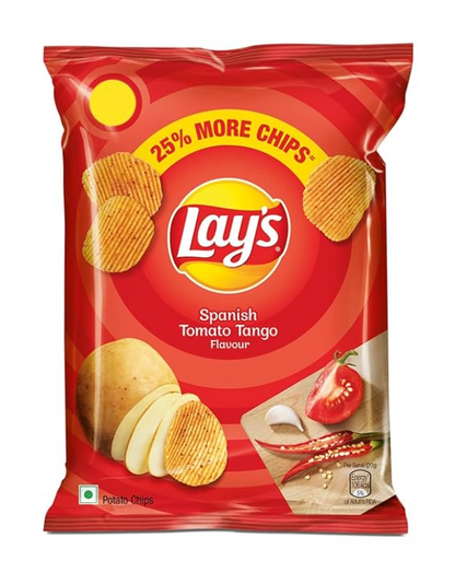 Lay's Potato Chips 50g, American Style Cream & Onion Flavour, Crunchy Chips & Snacks