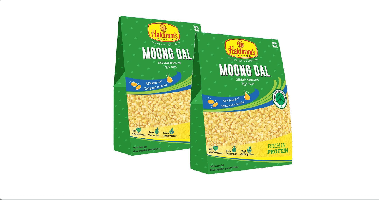 Haldiram's Nagpur Moong Dal, 400 g (200 g x Pack of 2)