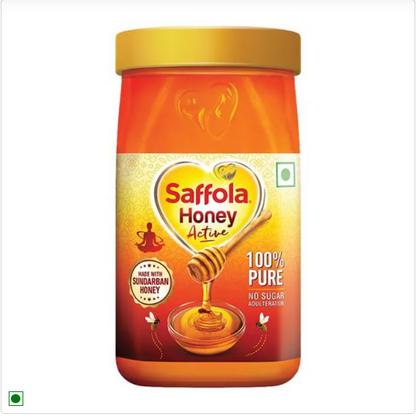 Saffola Honey Active - From Sundarban Forest, 100% Pure, No Sugar Adulteration, 250 g Jar