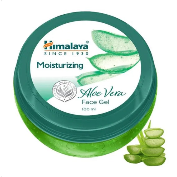 Himalaya Moisturizing Aloe Vera Face Gel - Non-sticky, Restore Moisture Balance, For Healthy Skin, 100 ml