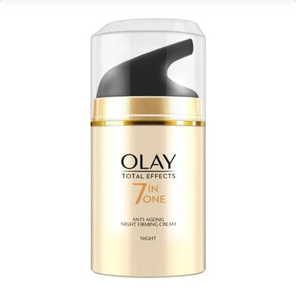 Olay Total Effects 7 In 1 Anti-Ageing Night Cream - Rich In Vitamin B5, C & E, 50 g