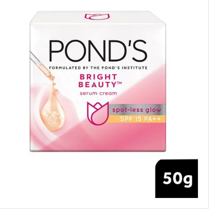 Ponds Bright Beauty Serum Cream - SPF 15, 50 g Box