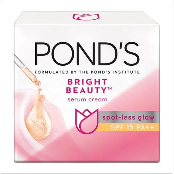 Ponds Bright Beauty Serum Cream - SPF 15, 50 g Box