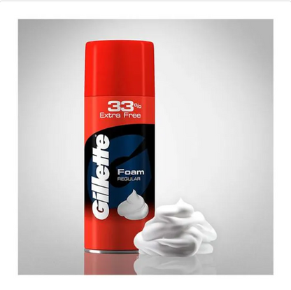 Gillette Foam Shave - Lathers Quickly & Hydrates, Regular, 418 g