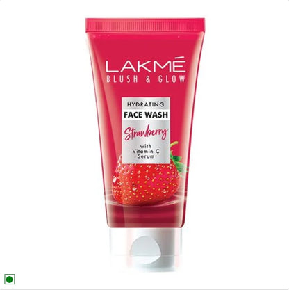 Lakme Blush & Glow Strawberry Freshness Gel Face Wash With Strawberry Extracts, 3 x 100 g Multipack