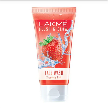 Lakme Blush & Glow Strawberry Freshness Gel Face Wash With Strawberry Extracts, 3 x 100 g Multipack