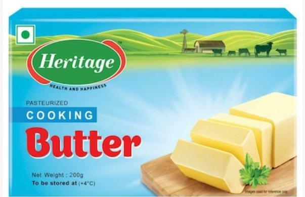 Heritage Pasteurized Cooking Butter, 500 g Carton