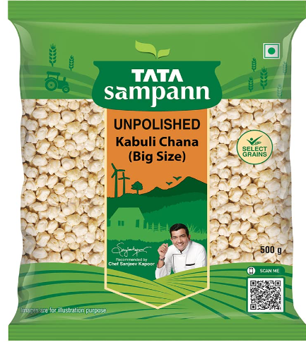 TATA SAMPANN UNPOLISHED KABULI CHANA  (Big Size)