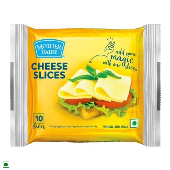 Mother Dairy Cheese Slice, 200 g Pack